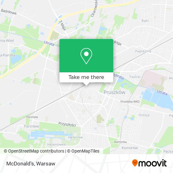 McDonald's map