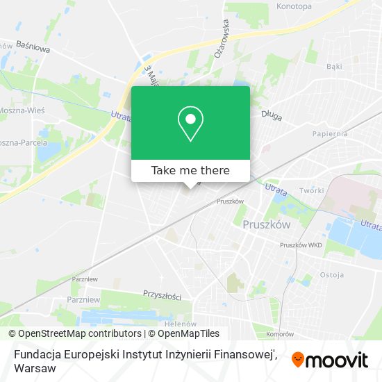 Fundacja Europejski Instytut Inżynierii Finansowej' map