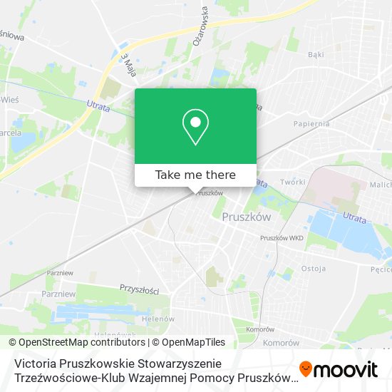 Victoria Pruszkowskie Stowarzyszenie Trzeźwościowe-Klub Wzajemnej Pomocy Pruszków map