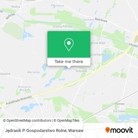 Jędrasik P. Gospodarstwo Rolne map