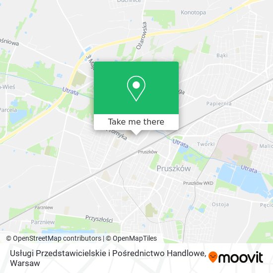 Usługi Przedstawicielskie i Pośrednictwo Handlowe map