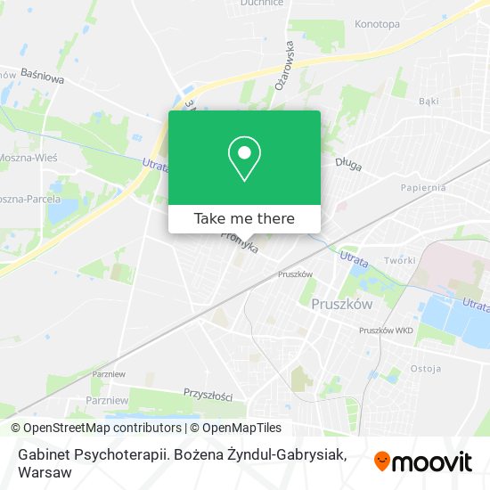 Gabinet Psychoterapii. Bożena Żyndul-Gabrysiak map