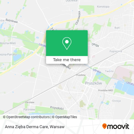 Anna Zięba Derma Care map