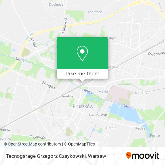 Tecnogarage Grzegorz Czaykowski map