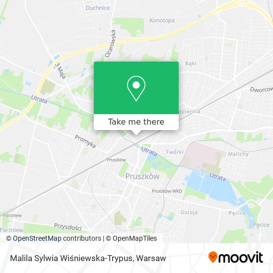 Malila Sylwia Wiśniewska-Trypus map