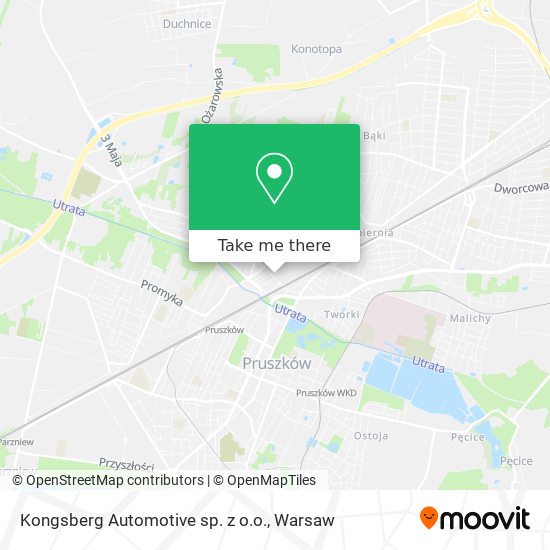 Kongsberg Automotive sp. z o.o. map