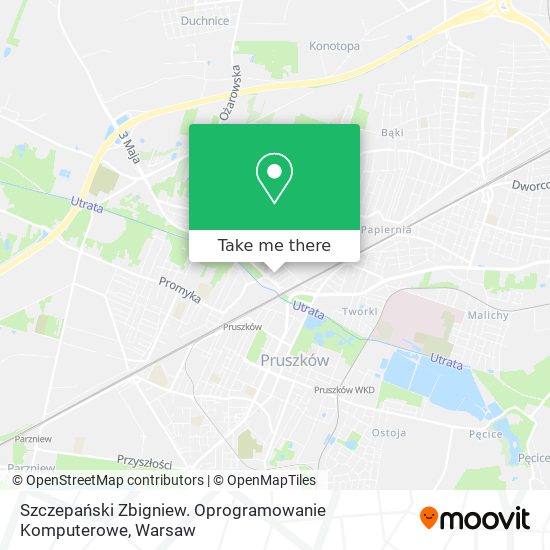 Szczepański Zbigniew. Oprogramowanie Komputerowe map