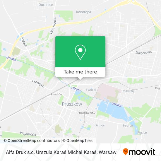 Alfa Druk s.c. Urszula Karaś Michał Karaś map