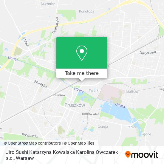 Jiro Sushi Katarzyna Kowalska Karolina Owczarek s.c. map