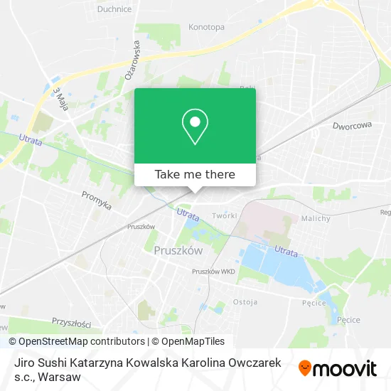 Карта Jiro Sushi Katarzyna Kowalska Karolina Owczarek s.c.