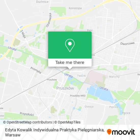 Edyta Kowalik Indywidualna Praktyka Pielęgniarska map