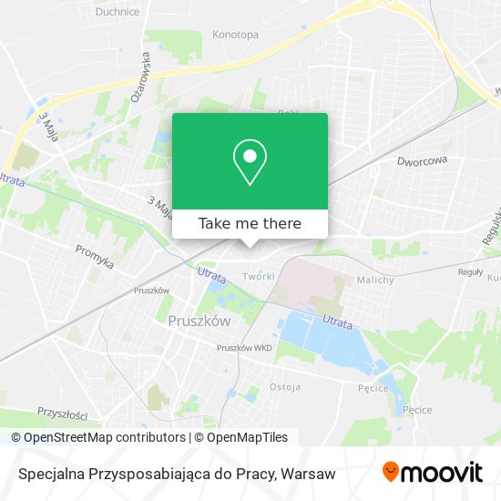 Specjalna Przysposabiająca do Pracy map