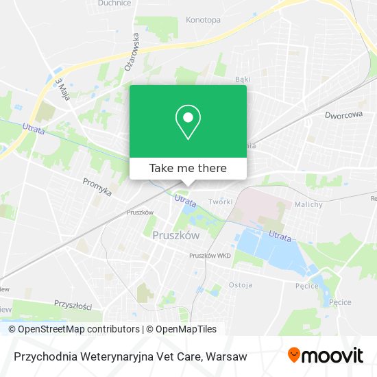 Przychodnia Weterynaryjna Vet Care map