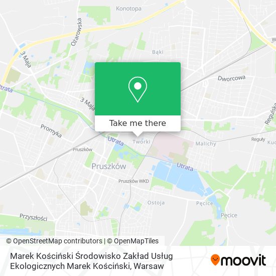 Marek Kościński Środowisko Zakład Usług Ekologicznych Marek Kościński map