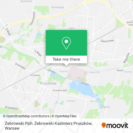 Żebrowski Pph. Żebrowski Kazimierz Pruszków map