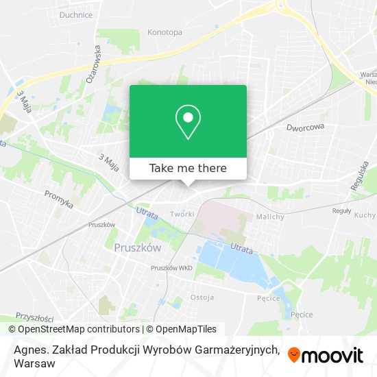 Agnes. Zakład Produkcji Wyrobów Garmażeryjnych map