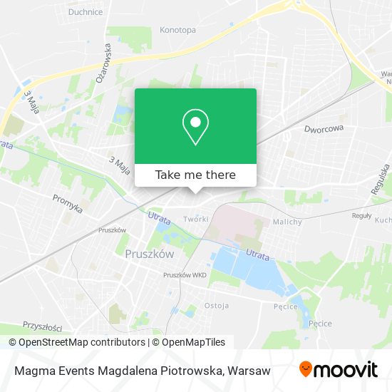 Magma Events Magdalena Piotrowska map