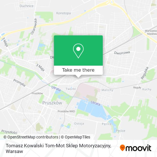 Tomasz Kowalski Tom-Mot Sklep Motoryzacyjny map