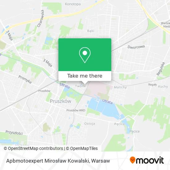 Apbmotoexpert Mirosław Kowalski map