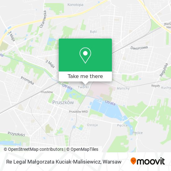 Re Legal Małgorzata Kuciak-Malisiewicz map