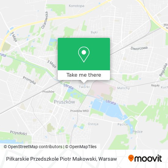 Piłkarskie Przedszkole Piotr Makowski map