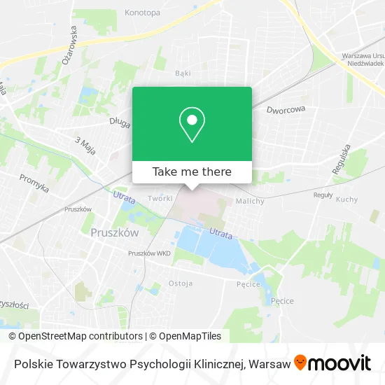 Polskie Towarzystwo Psychologii Klinicznej map