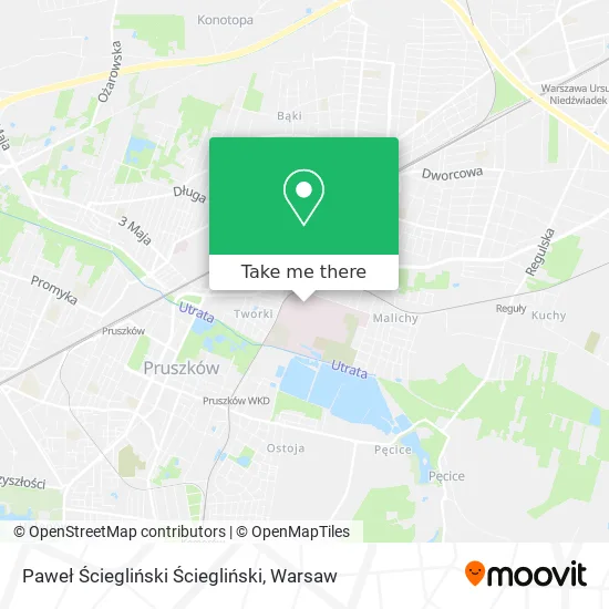 Paweł Ściegliński Ściegliński map