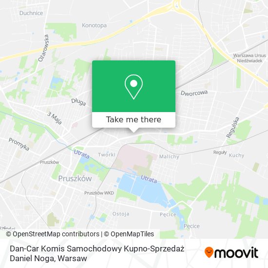 Dan-Car Komis Samochodowy Kupno-Sprzedaż Daniel Noga map