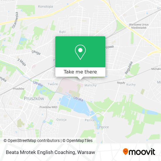 Beata Mrotek English Coaching map