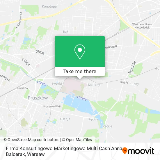 Карта Firma Konsultingowo Marketingowa Multi Cash Anna Balcerak