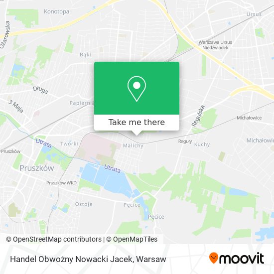 Handel Obwożny Nowacki Jacek map