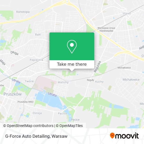 G-Force Auto Detailing map