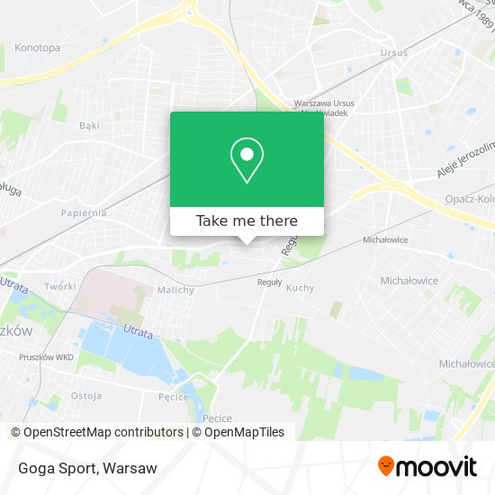 Goga Sport map