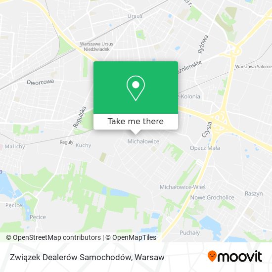 Карта Związek Dealerów Samochodów