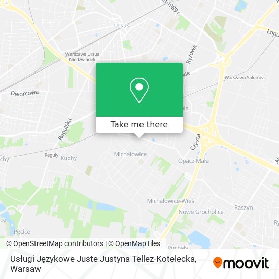 Usługi Językowe Juste Justyna Tellez-Kotelecka map