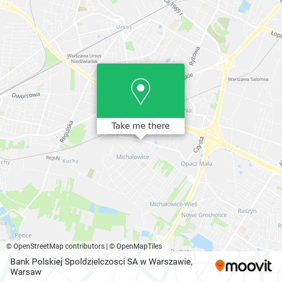 Bank Polskiej Spoldzielczosci SA w Warszawie map