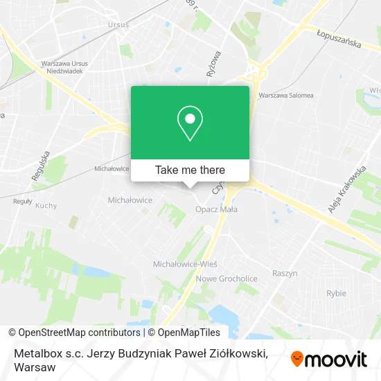 Metalbox s.c. Jerzy Budzyniak Paweł Ziółkowski map