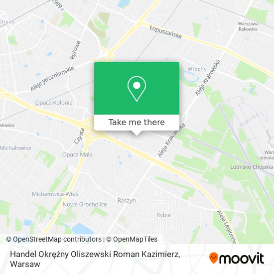 Handel Okrężny Oliszewski Roman Kazimierz map