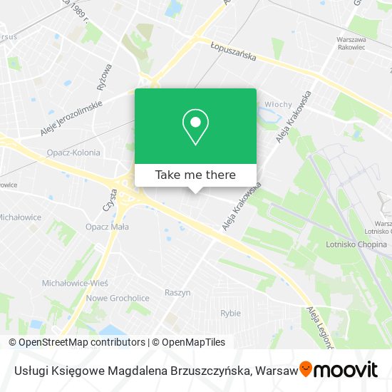 Usługi Księgowe Magdalena Brzuszczyńska map