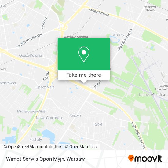 Wimot Serwis Opon Myjn map
