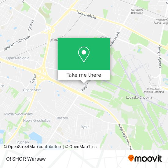 O! SHOP map