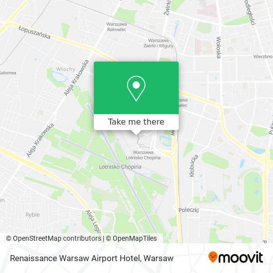 Карта Renaissance Warsaw Airport Hotel