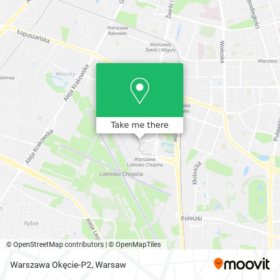 Warszawa Okęcie-P2 map