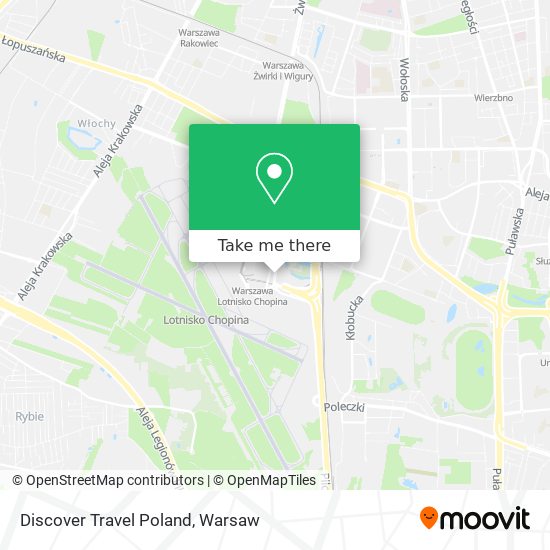 Discover Travel Poland map