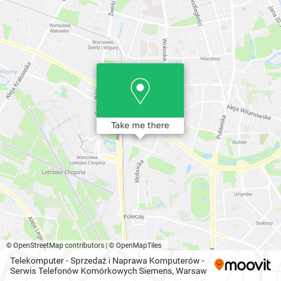 Telekomputer - Sprzedaż i Naprawa Komputerów - Serwis Telefonów Komórkowych Siemens map