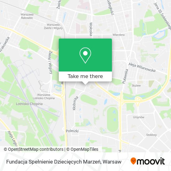 Fundacja Spełnienie Dziecięcych Marzeń map