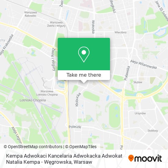 Kempa Adwokaci Kancelaria Adwokacka Adwokat Natalia Kempa - Węgrowska map