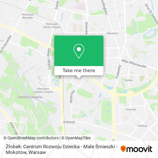 Żłobek: Centrum Rozwoju Dziecka - Małe Śmieszki - Mokotów map