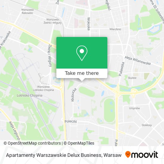 Apartamenty Warszawskie Delux Business map