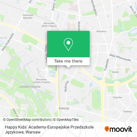 Карта Happy Kids' Academy-Europejskie Przedszkole Językowe